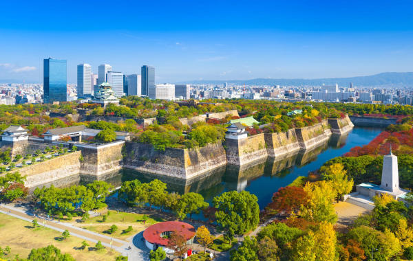 Lâu đài Osaka 01 Lâu đài Osaka 01