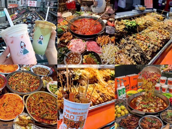 Ẩm thực phố Quan Âm Kiều có gì