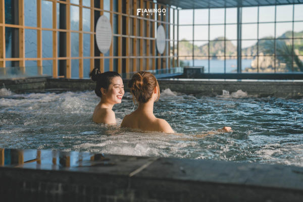 Tắm khoáng Onsen tại Flamingo Cát Bà Tắm khoáng Onsen tại Flamingo Cát Bà