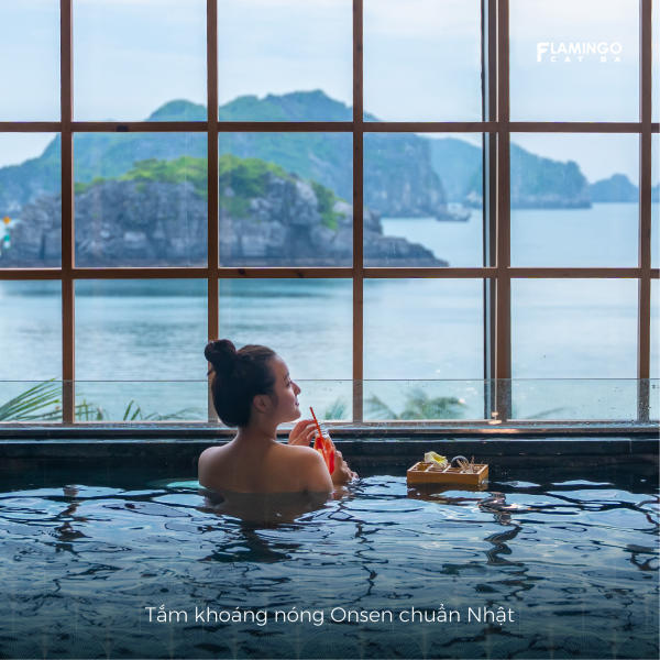 Tắm khoáng nóng Onsen Nhật Bản tại Flamingo Cát Bà 01 Tắm khoáng nóng Onsen Nhật Bản tại Flamingo Cát Bà 01