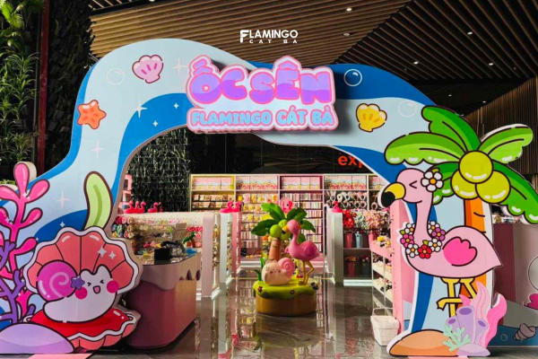 Khu mua sắm tại Flamingo Cát Bà Khu mua sắm tại Flamingo Cát Bà