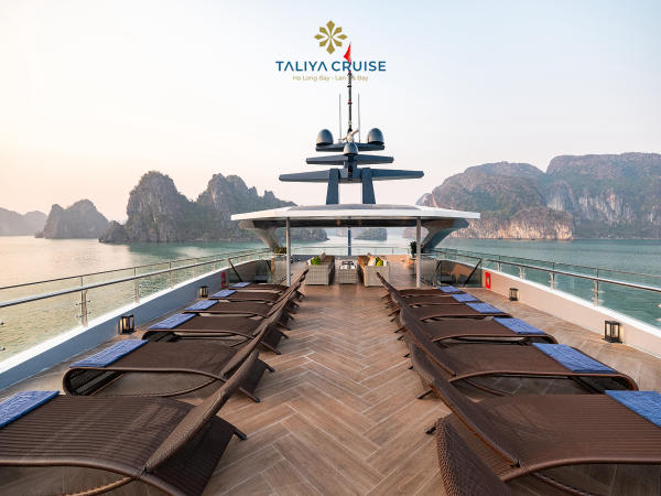 Taliya Cruise - du thuyền ngày vịnh Lan Hạ 5 sao có gì? 01 Taliya Cruise - du thuyền ngày vịnh Lan Hạ 5 sao có gì? 01