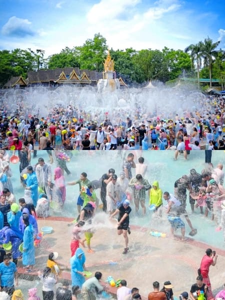 lễ hội Té nước Tây Song Bản Nạp