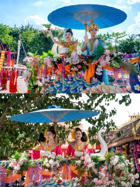 lễ hội ở Tây Song Bản Nạp