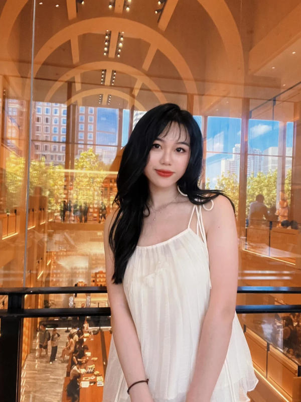 chụp ảnh check in thư viện Từ Gia Hối