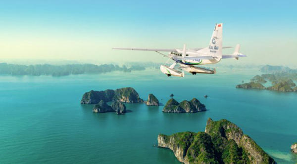 Bay thủy phi cơ Ngắm cảnh Vịnh Hạ Long