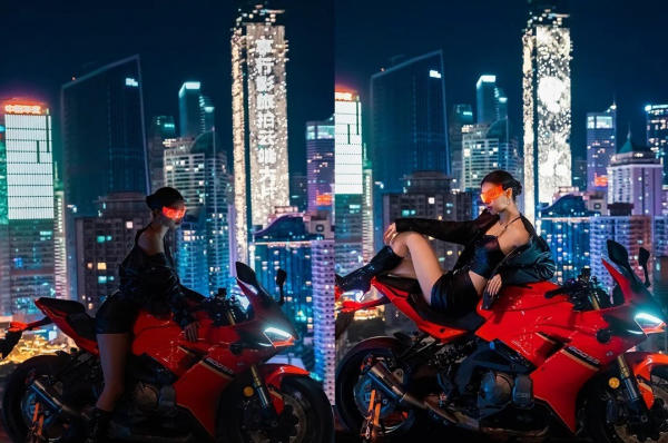 Du lịch Trùng Khánh bắt trend cưỡi moto siêu HOT