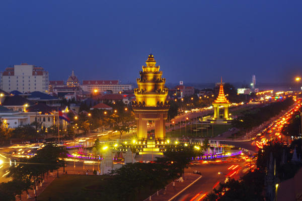 Tượng đài độc lập - Địa điểm du lịch Phnom Penh, Campuchia nổi tiếng Tượng đài độc lập - Địa điểm du lịch Phnom Penh, Campuchia nổi tiếng