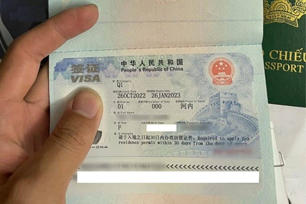 visa Trung Quốc