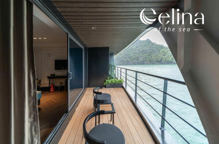 Du thuyền Celina of the Sea Cruise 6 sao vịnh Lan Hạ 2N1Đ