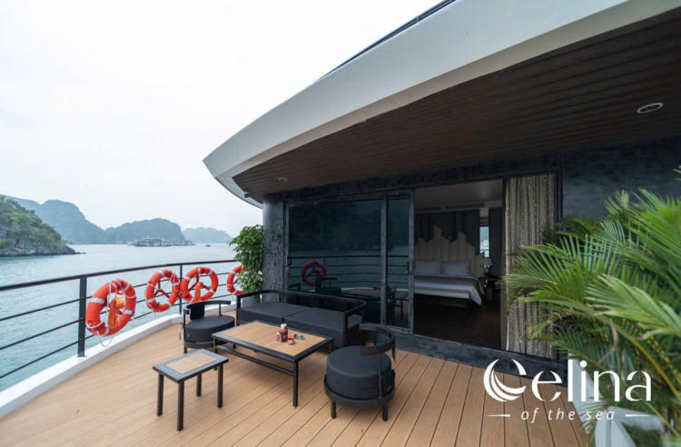 Du thuyền Celina of the Sea Cruise 6 sao vịnh Lan Hạ 2N1Đ