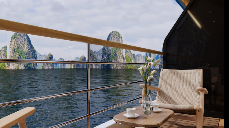 Du thuyền Azura Cruise 6 sao Lan Hạ 2 ngày 1 đêm