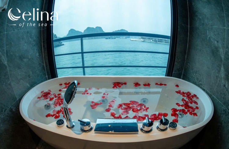 Du thuyền Celina of the Sea Cruise 6 sao vịnh Lan Hạ 2N1Đ
