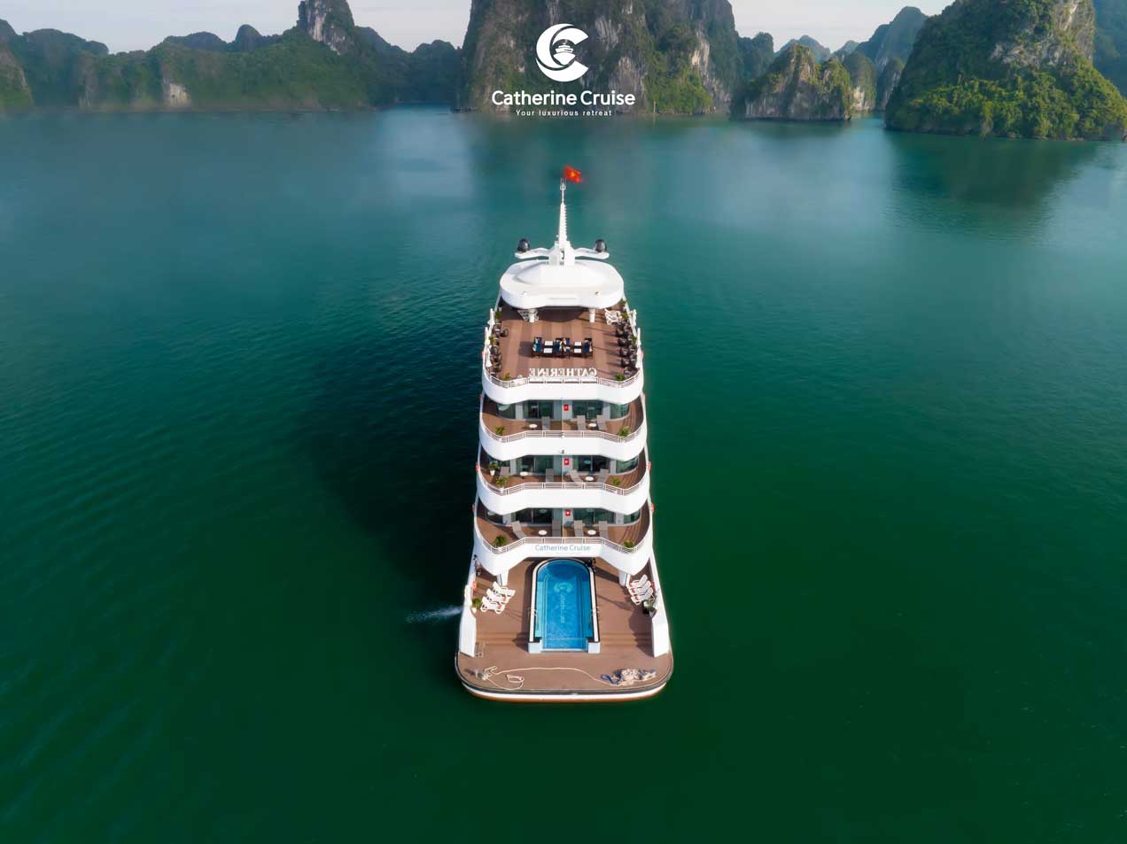 Du thuyền Catherine Hạ Long 6 sao 2 ngày 1 đêm