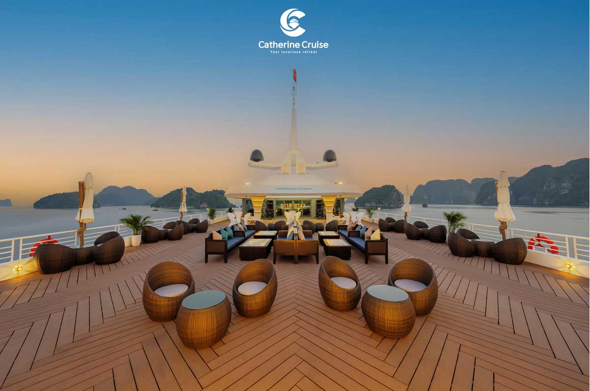 Du thuyền Catherine Hạ Long 6 sao 2 ngày 1 đêm