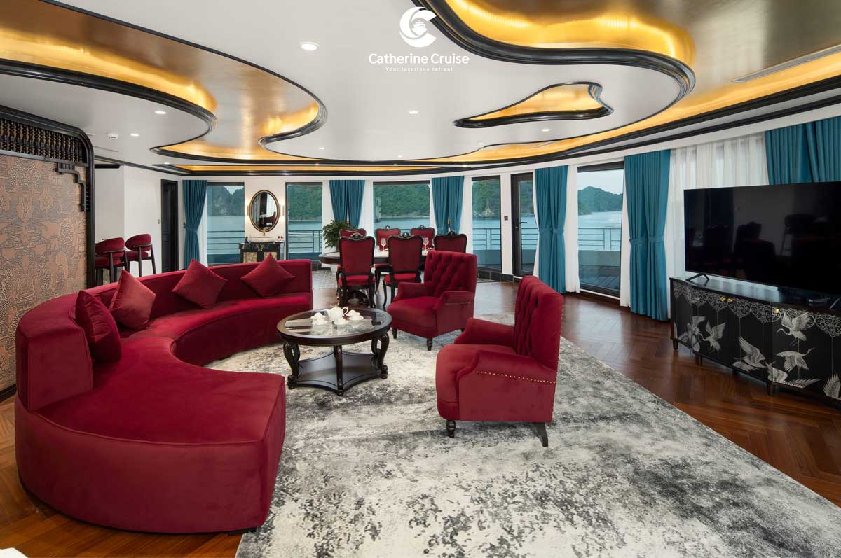 Du thuyền Catherine Hạ Long 6 sao 2 ngày 1 đêm