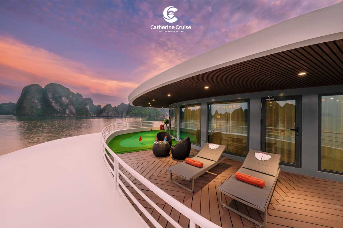 Du thuyền Catherine Hạ Long 6 sao 2 ngày 1 đêm