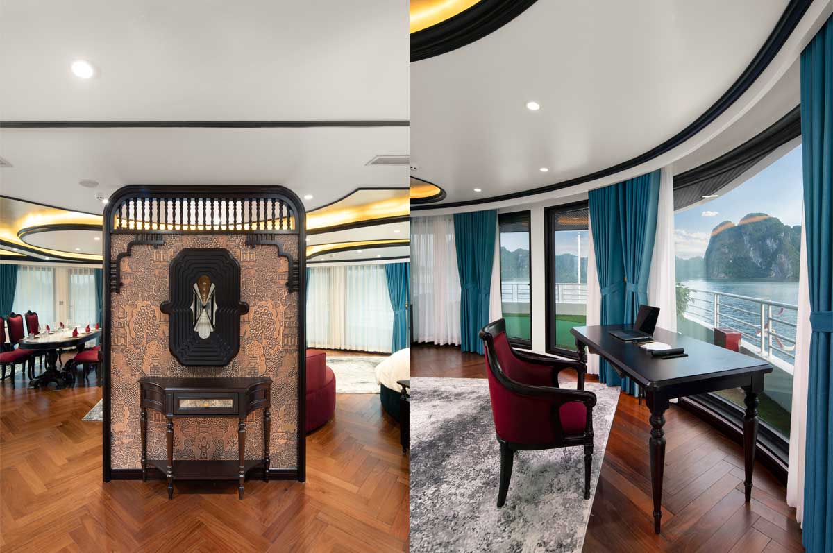 Du thuyền Catherine Hạ Long 6 sao 2 ngày 1 đêm