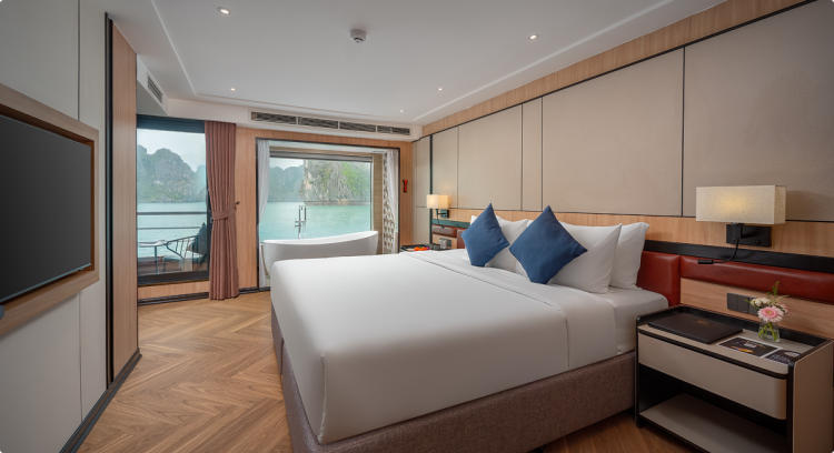 Du thuyền Luna Halong Cruise 2 ngày 1 đêm