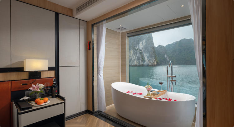 Du thuyền Luna Halong Cruise 2 ngày 1 đêm