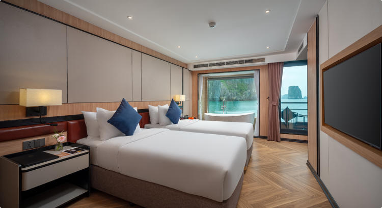 Du thuyền Luna Halong Cruise 2 ngày 1 đêm