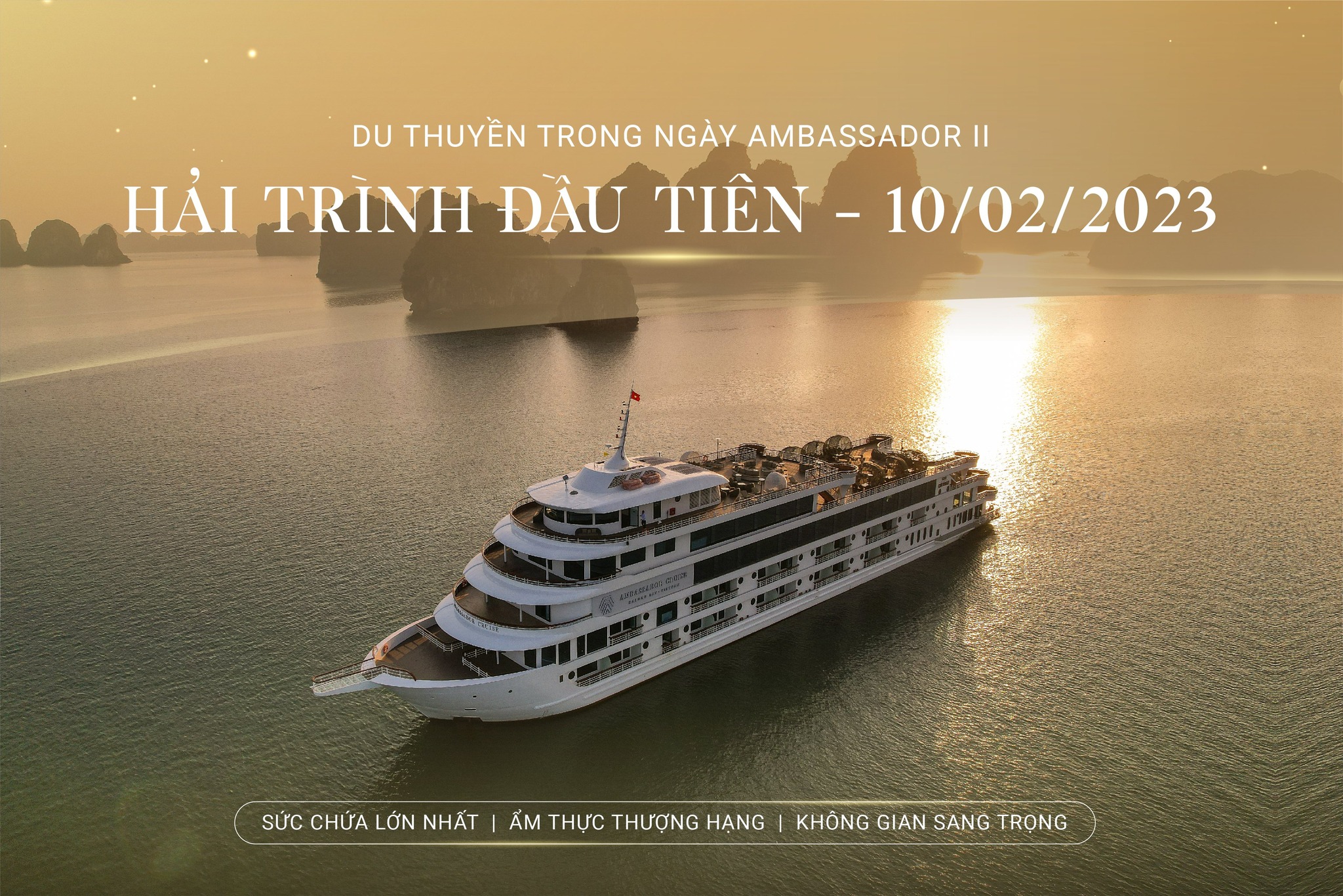 FLC Hạ Long & Du thuyền Ambassador Day Cruise 5 sao 2N1D