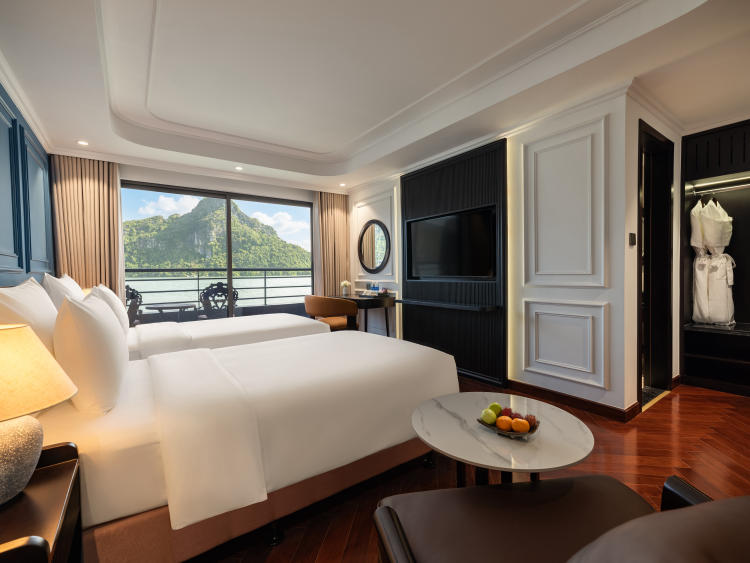 Du thuyền Diana Cruises 6 sao Lan Hạ 2 ngày 1 đêm