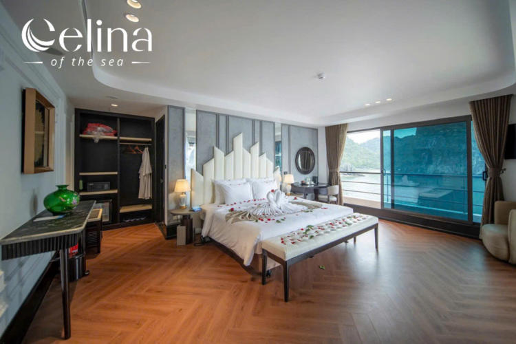 Du thuyền Celina of the Sea Cruise 6 sao vịnh Lan Hạ 2N1Đ