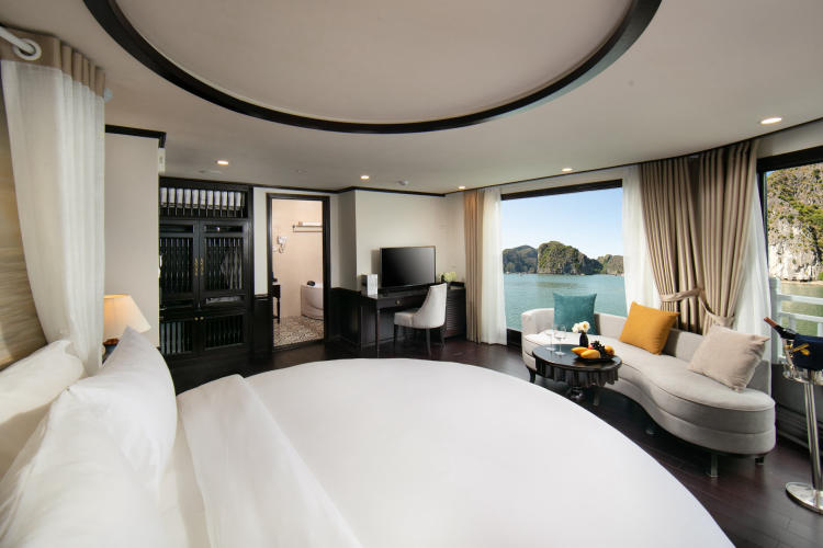 Du thuyền 5 sao Hermes Hạ Long 2 ngày 1 đêm