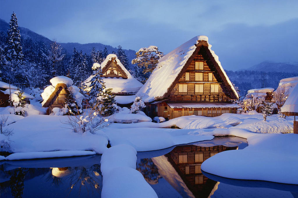 Tour Đón Giáng Sinh Ở Làng Cổ Tích Shirakawago
