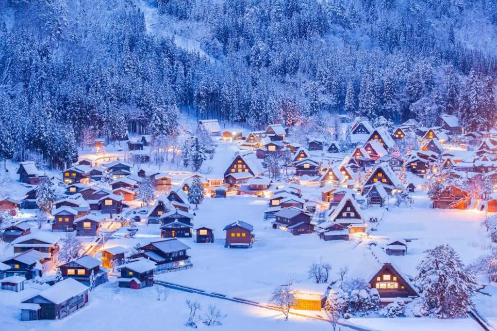 Tour Đón Giáng Sinh Ở Làng Cổ Tích Shirakawago