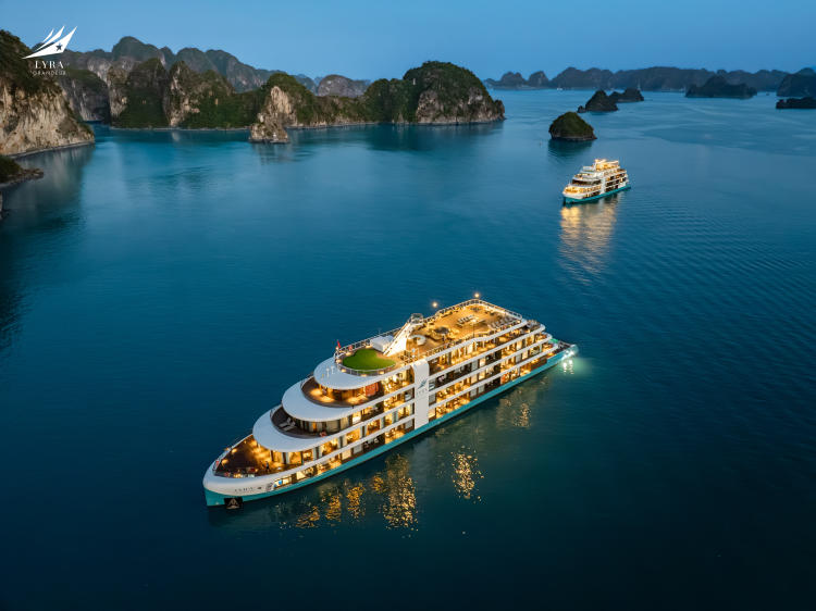 Du thuyền Lyra Grandeur Cruise 2 ngày 1 đêm vịnh Lan Hạ