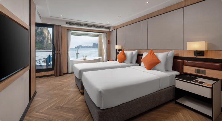 Du thuyền Luna Halong Cruise 2 ngày 1 đêm