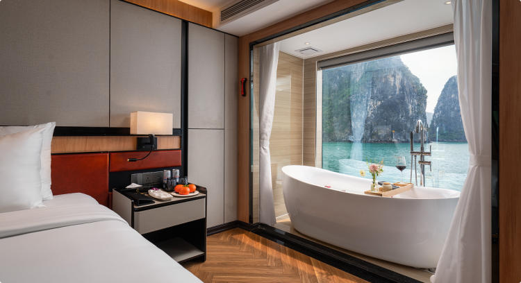 Du thuyền Luna Halong Cruise 2 ngày 1 đêm