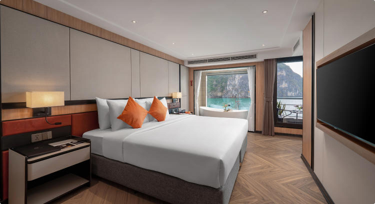 Du thuyền Luna Halong Cruise 2 ngày 1 đêm