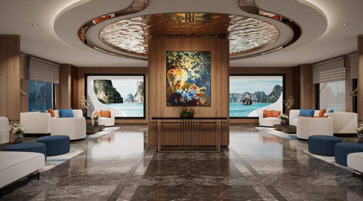 Du thuyền Azura Cruise 6 sao Lan Hạ 2 ngày 1 đêm