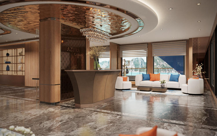 Du thuyền Azura Cruise 6 sao Lan Hạ 2 ngày 1 đêm