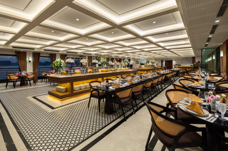 Du thuyền Diana Cruises 6 sao Lan Hạ 2 ngày 1 đêm