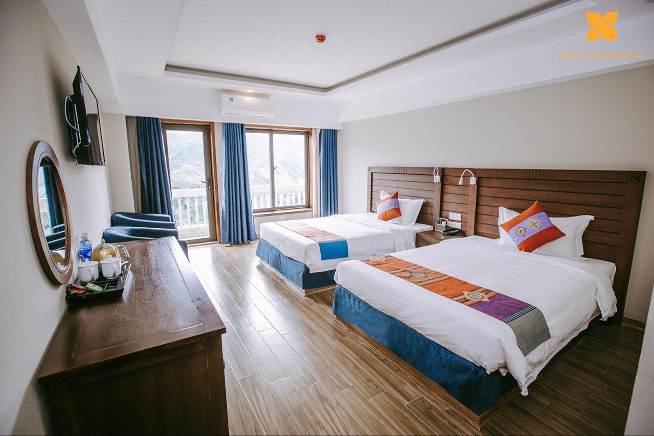 Combo Xe giường nằm nghỉ khách sạn Sapa Charm