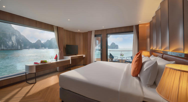 Du thuyền Luna Halong Cruise 2 ngày 1 đêm