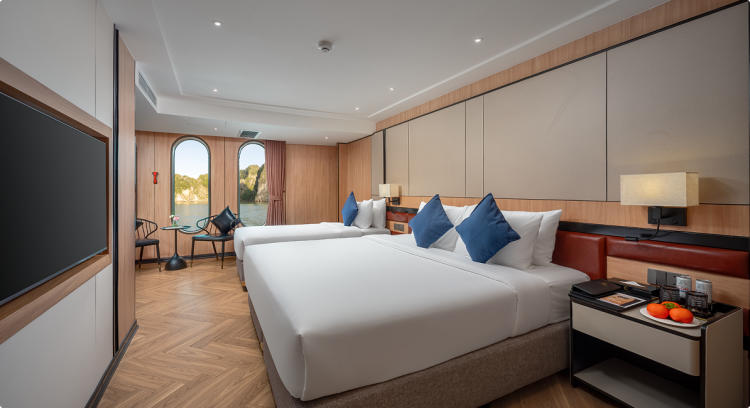 Các hạng cabin du thuyền Luna và cách chọn phòng