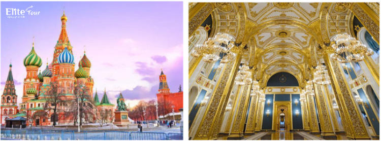 Tour Nga 9N8Đ Hành trình Huyền Thoại Xứ Bạch Dương