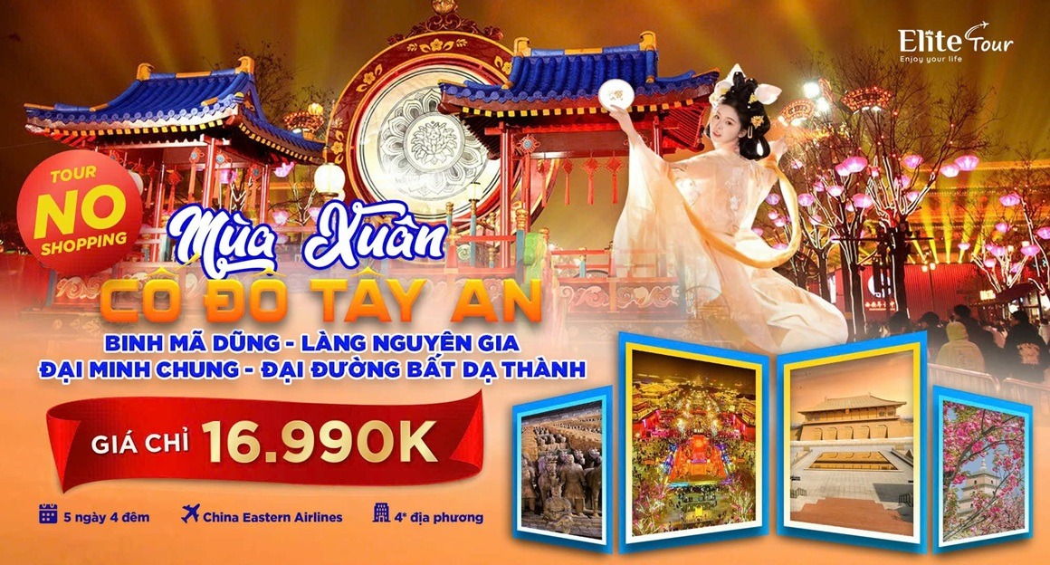 Tour Tây An Trung Quốc