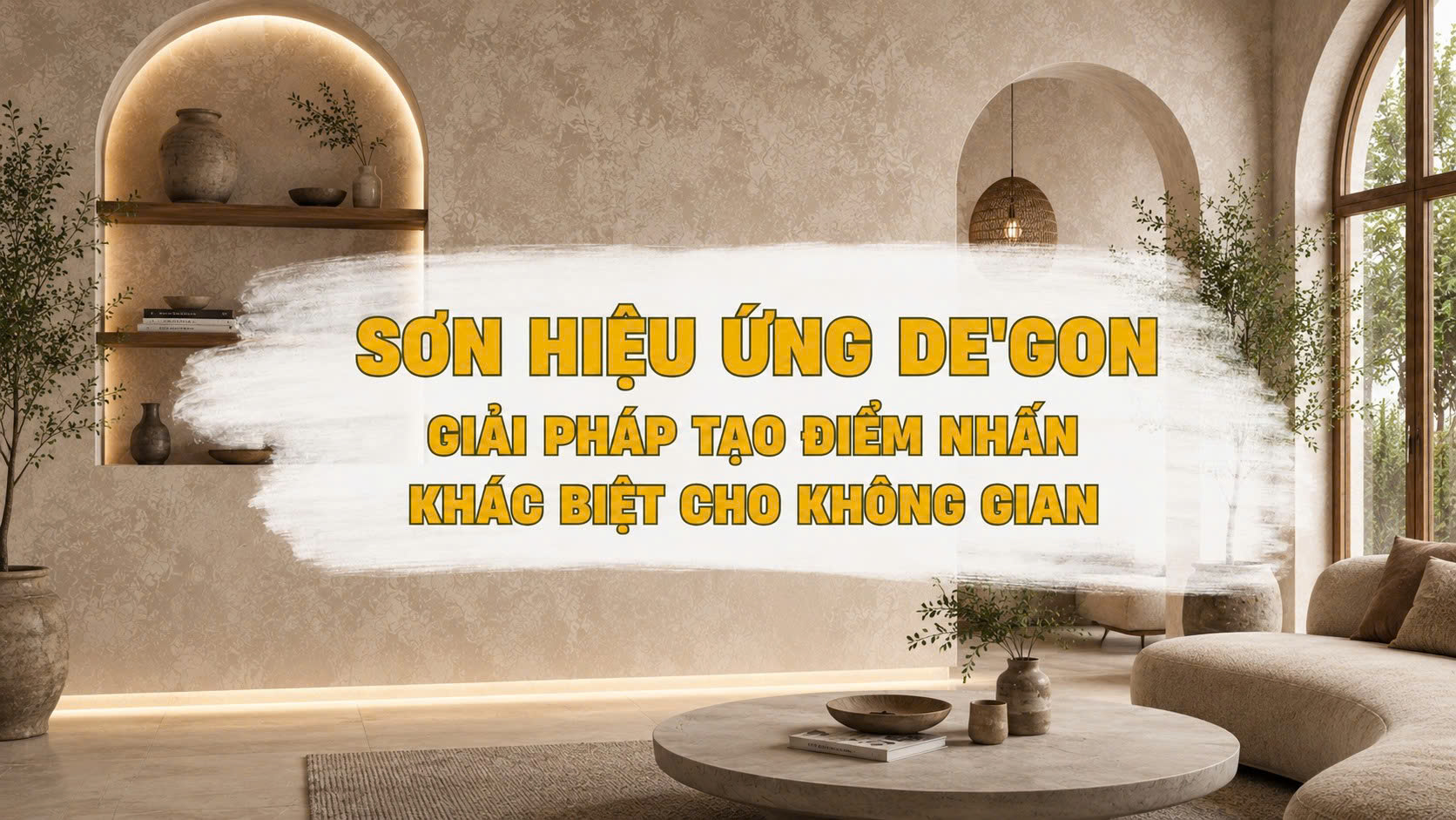 Sơn Hiệu Ứng DE'GON – Giải Pháp Tạo Điểm Nhấn Khác Biệt Cho Không Gian Kiến Trúc