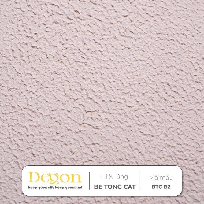 Sơn hiệu ứng bê tông cát[1,5kg] Định mức 0,5-1m2|HIỆU ỨNG DE'GON