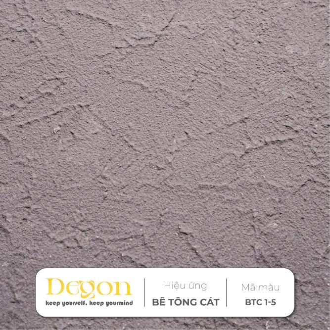 Combo 10m2 Sơn hiệu ứng Bê Tông Cát |Định mức 10m2]|HIỆU ỨNG DE'GON