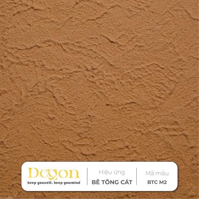 Sơn hiệu ứng bê tông cát[1,5kg] Định mức 0,5-1m2|HIỆU ỨNG DE'GON