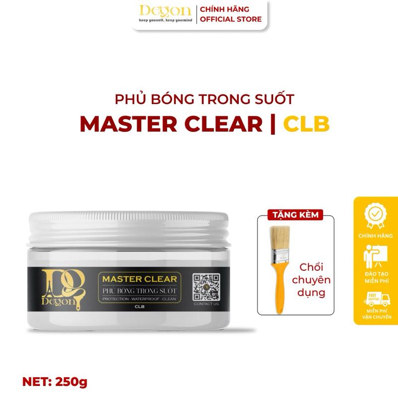 Phủ bóng trong suốt 250g[CLB] Định mức 3-4m2|HIỆU ỨNG DE'GON