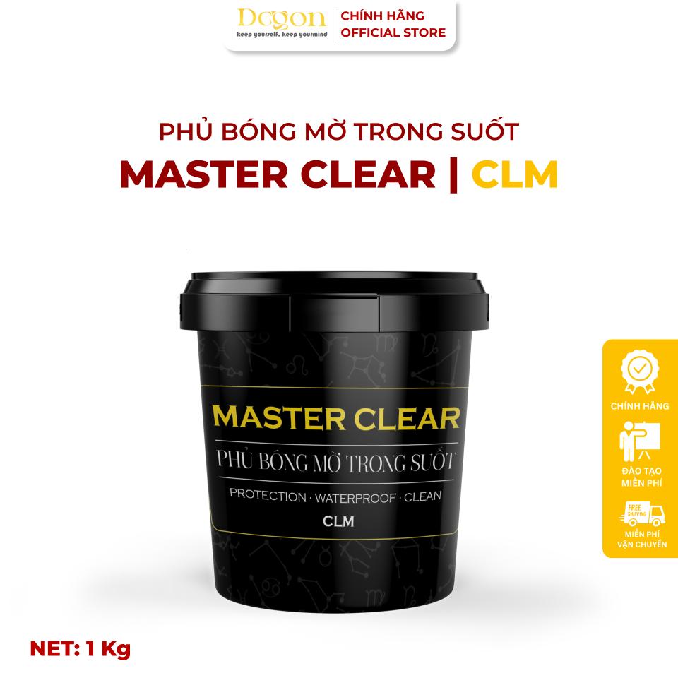 Phủ bóng mờ trong suốt 1kg[CLM] Định mức 10-15m2|HIỆU ỨNG DE'GON