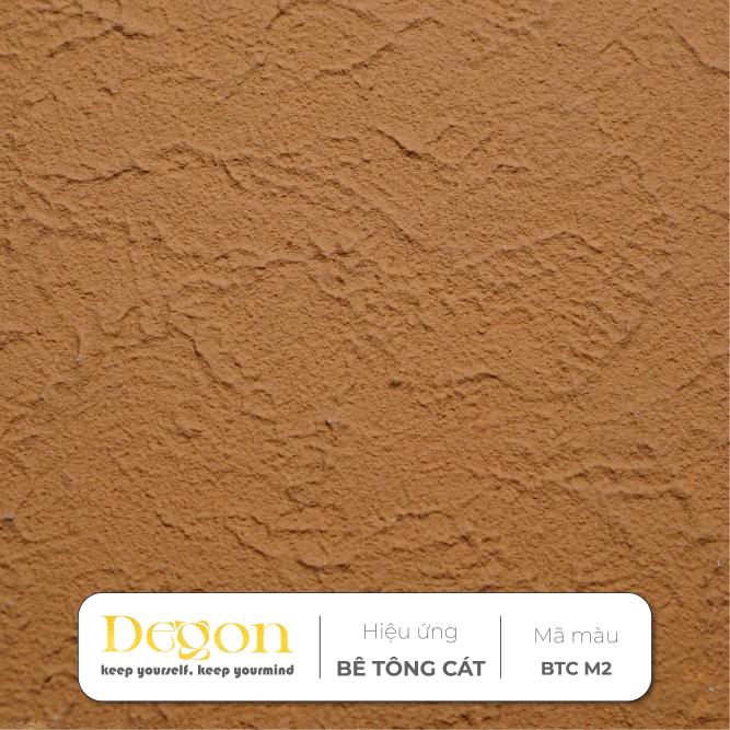 Combo 10m2 Sơn hiệu ứng Bê Tông Cát |Định mức 10m2]|HIỆU ỨNG DE'GON